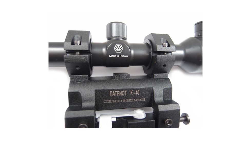 Kalinka Optics KOM 6x42 Illuminated Modern 1000m Reticle Rifle Scope w/ Focus, 40mm Universal Mount, Black, GSKOM642MLC40