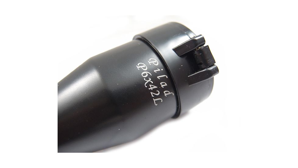 Kalinka Optics KOM 6x42 Illuminated Modern 1000m Reticle Rifle Scope w/ Focus, 40mm Universal Mount, Black, GSKOM642MLC40