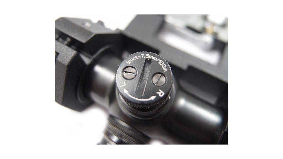 Kalinka Optics KOM 6x42 Illuminated Modern 1000m Reticle Rifle Scope w/ Focus, 65mm Special VEPR and AK Mount, Black, GSKOM642MLC65V