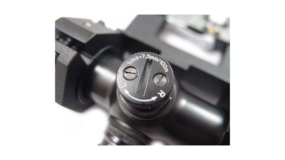 Kalinka Optics KOM 6x42 Illuminated Modern 1000m Reticle Rifle Scope w/ Focus, 65mm Universal AK and SVD Mount, Black, GSKOM642MLC65