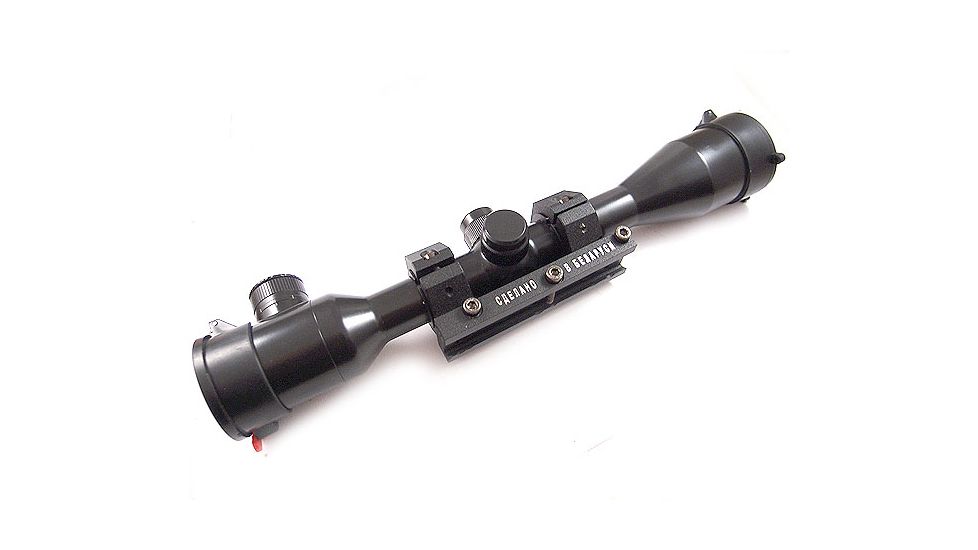 Kalinka Optics KOM 6x42 Illuminated Modern 1000m Reticle Rifle Scope w/ Focus, Picatinny Monoblock Mount, Black, GSKOM642MLCW
