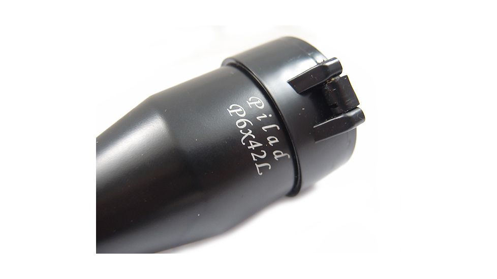 Kalinka Optics KOM 6x42 Illuminated Modern 1000m Reticle Rifle Scope w/ Focus, Picatinny Monoblock Mount, Black, GSKOM642MLCW