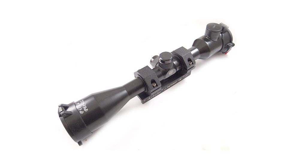 Kalinka Optics KOM 6x42 Illuminated Modern 1000m Reticle Rifle Scope w/ Focus, Picatinny Monoblock Mount, Black, GSKOM642MLCW