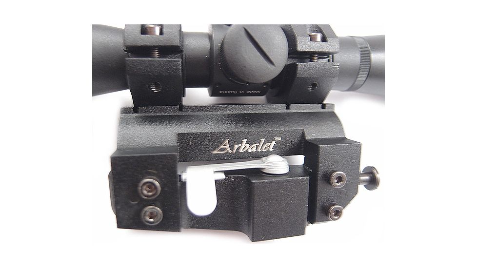 Kalinka Optics KOM 8x48 Illuminated 1000m Dragunov Reticle Rifle Scope, 30mm Super Low Profile Mount, Black, GSKOM848MLC30