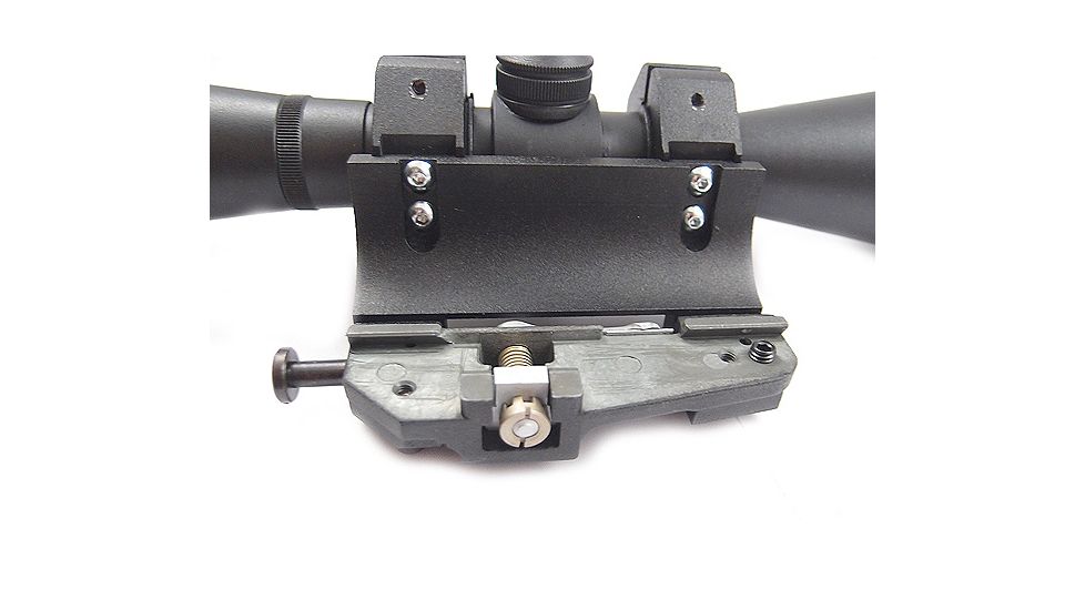 Kalinka Optics KOM 8x48 Illuminated 1000m Dragunov Reticle Rifle Scope, 30mm Super Low Profile Mount, Black, GSKOM848MLC30