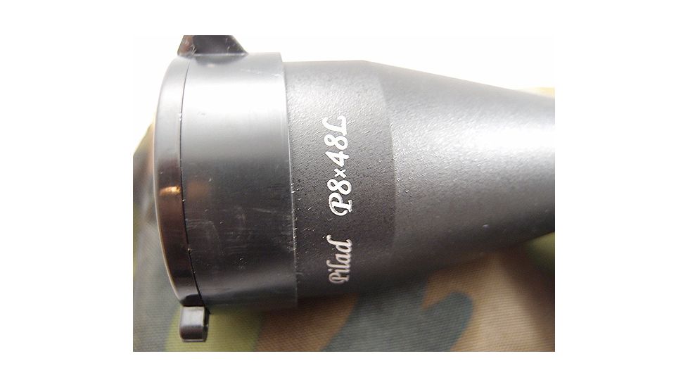 Kalinka Optics KOM 8x48 Illuminated 1000m Dragunov Reticle Rifle Scope, 30mm Super Low Profile Mount, Black, GSKOM848MLC30