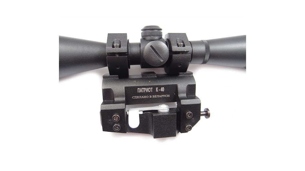 Kalinka Optics KOM 8x48 Illuminated 1000m Dragunov Reticle Rifle Scope, 40mm Universal Mount, Black, GSKOM848MLC40