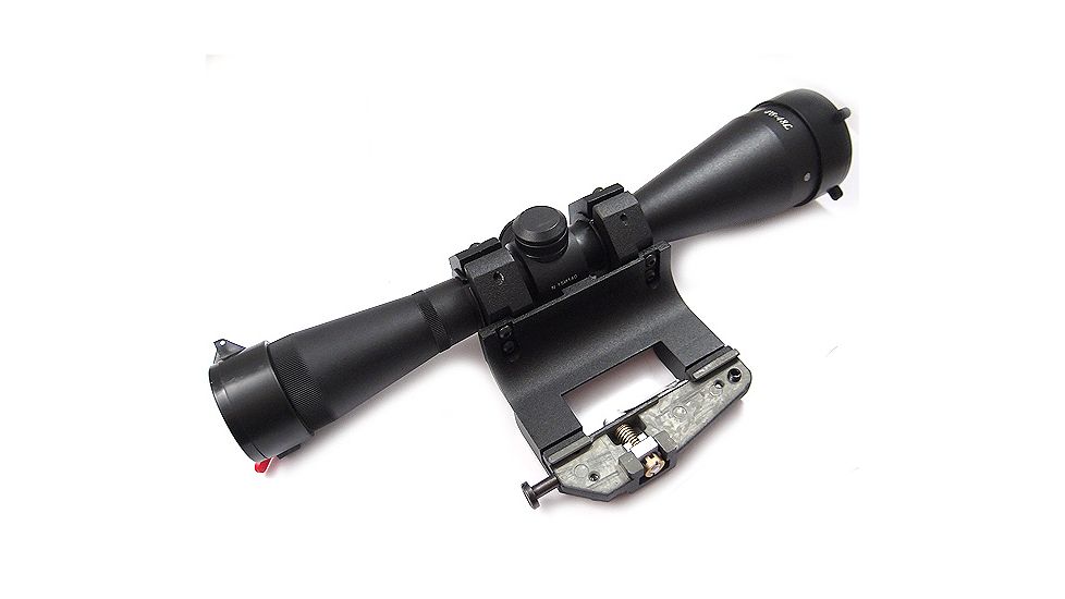 Kalinka Optics KOM 8x48 Illuminated 1000m Dragunov Reticle Rifle Scope, 59mm Universal AK and SVD Mount, Black, GSKOM848MLC59