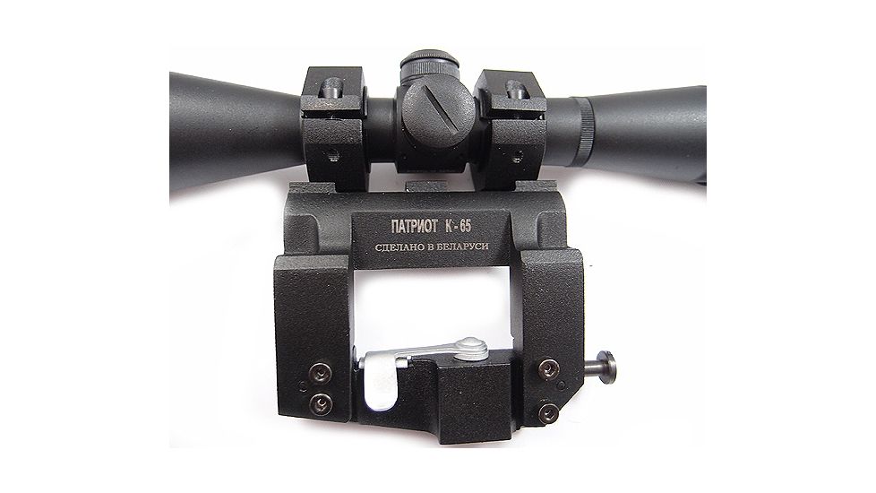 Kalinka Optics KOM 8x48 Illuminated 1000m Dragunov Reticle Rifle Scope, 65mm Universal AK and SVD Mount, Black, GSKOM848MLC65