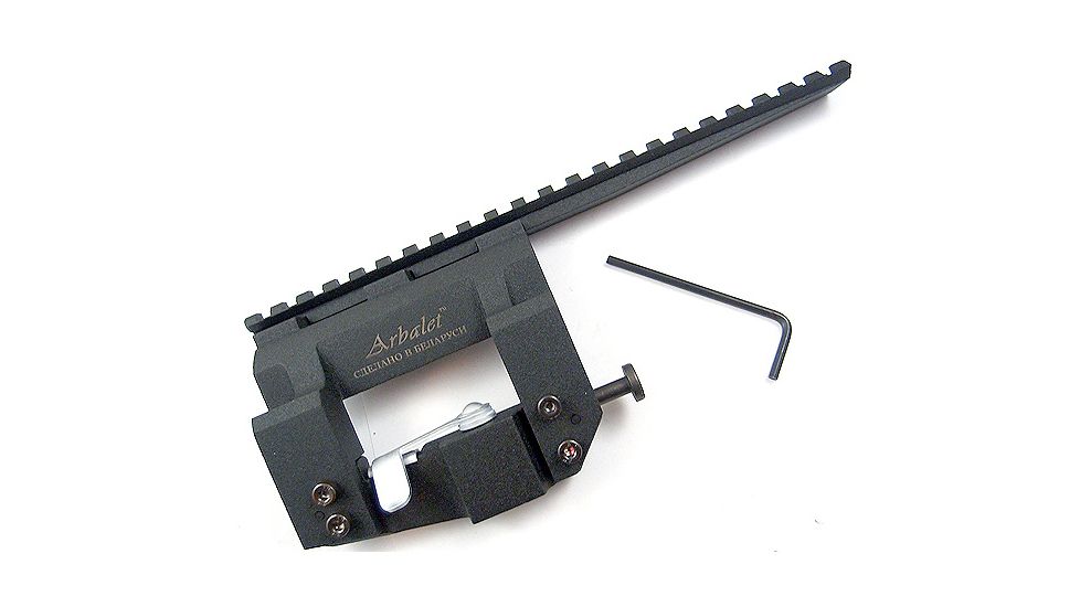 Kalinka Optics Patriot Centered Low Profile Side Mount w/ 225 mm Picatinny Offset Rail - 59 mm Height, for AK, AMPX59S