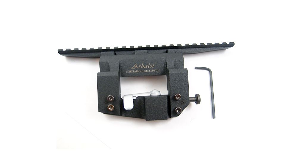 Kalinka Optics Patriot Centered Low Profile Side Mount w/ 225 mm Picatinny Rail Wing - 59mm Height, for AK, AMPX59
