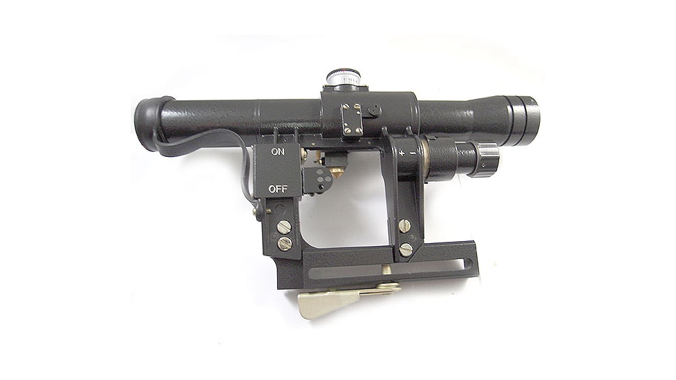 Kalinka Optics POSP 4x24 Rifle Scope, w/ BDC, 1000m Modern Rangefinder, AK/VEPR, Black, GSPOSP424AK1M