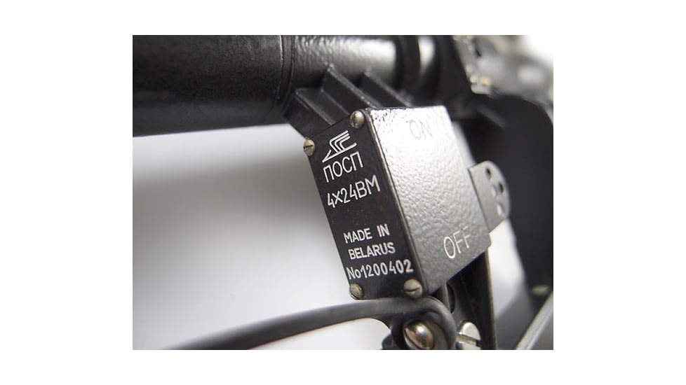 Kalinka Optics POSP 4x24 Rifle Scope, w/ BDC, 1000m Modern Rangefinder, AK/VEPR, Black, GSPOSP424AK1M