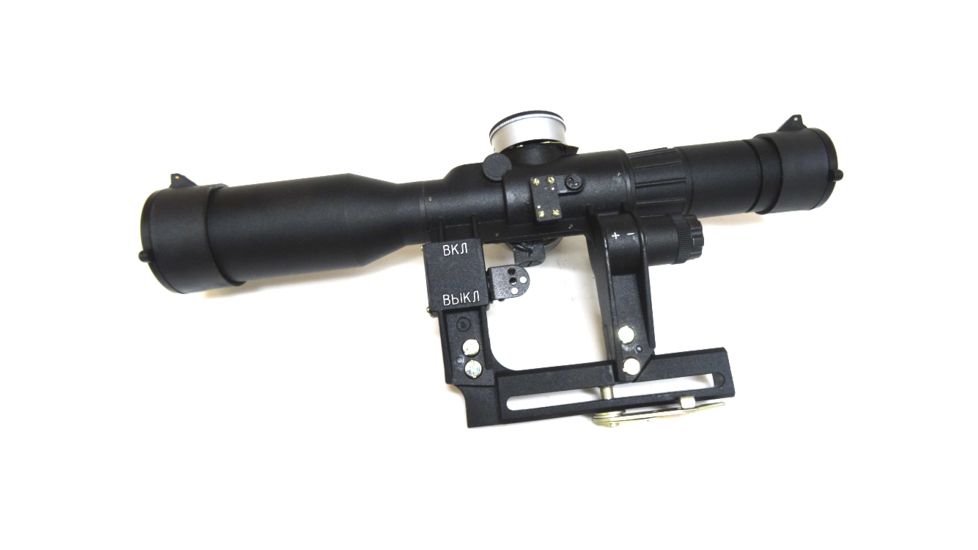 Kalinka Optics POSP 6x42 Rifle Scope, D PRO, Focus, 1000 m Rangefinder, AK, Black, GSPOSP642DPROAK1