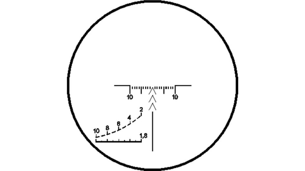 Kalinka Optics POSP 6x42 Rifle Scope, D PRO, Focus, 1000 m Rangefinder, AK, Black, GSPOSP642DPROAK1
