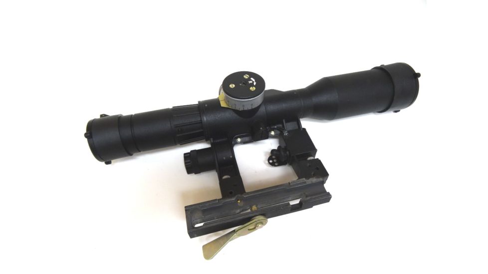 Kalinka Optics POSP 6x42 Rifle Scope, D PRO, Focus, 1000 m Rangefinder, AK, Black, GSPOSP642DPROAK1