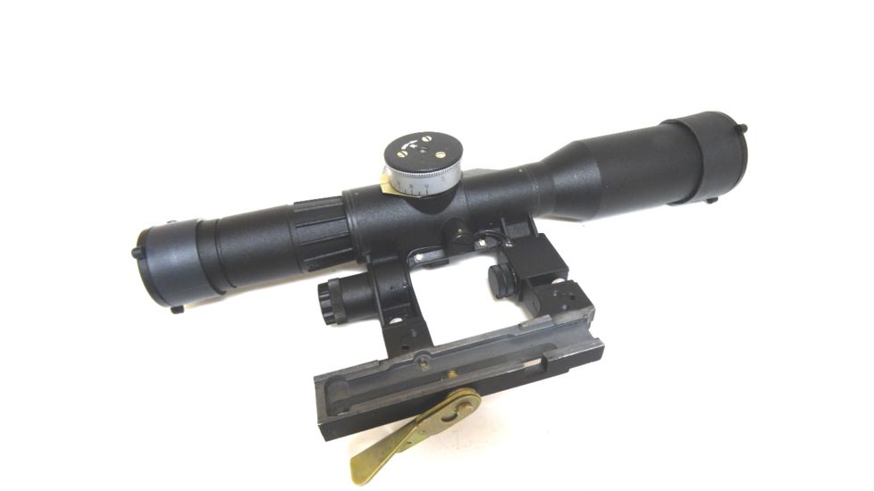 Kalinka Optics POSP 6x42 Rifle Scope, D Vari POSP PRO, Focus, 1000m Rangefinder, AK, Black, GSPOSP642DVPROAK1