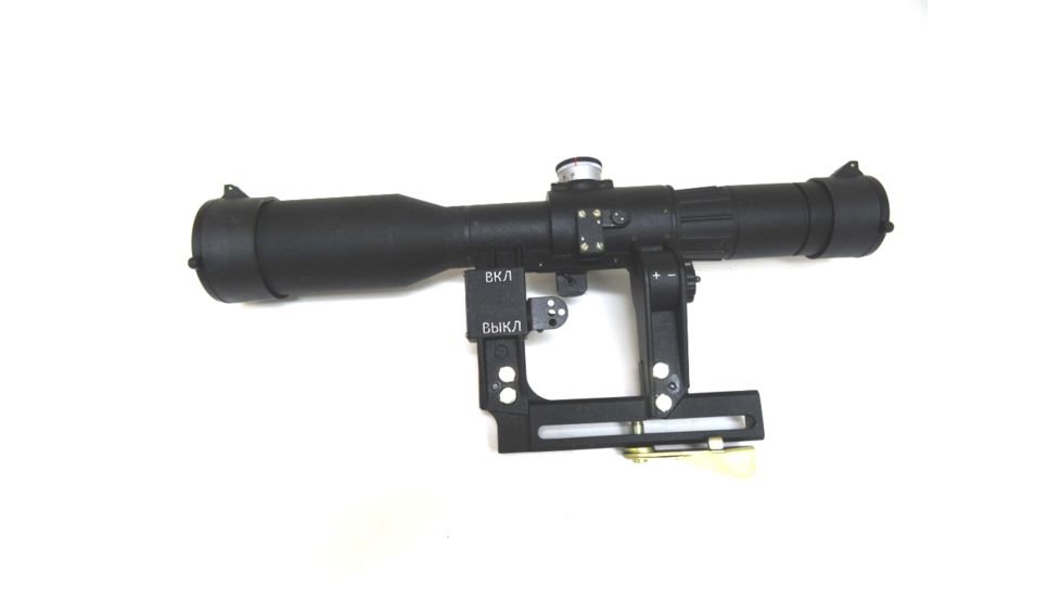 Kalinka Optics POSP 8x42 Rifle Scope, D, Focus, 1000m Rangefinder, AK, Black, GSPOSP842DAK