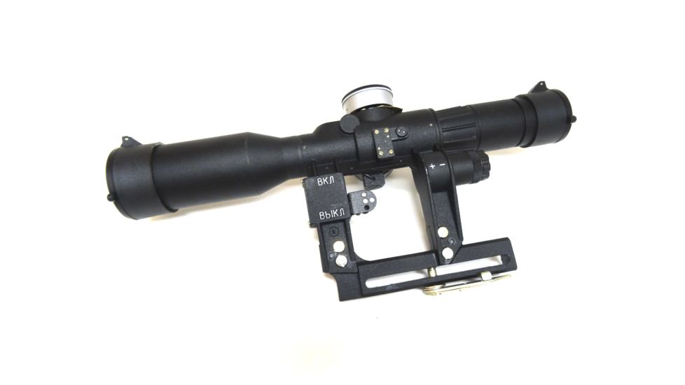 Kalinka Optics POSP 8x42 Rifle Scope, D PRO, Focus, 1000m Rangefinder, AK, Black, GSPOSP842DPROAK1