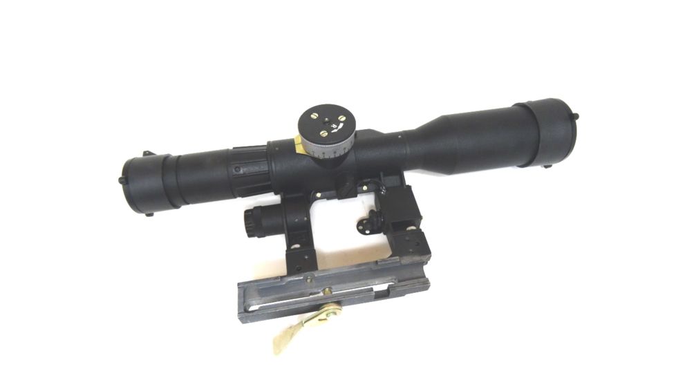 Kalinka Optics POSP 8x42 Rifle Scope, D PRO, Focus, 1000m Rangefinder, AK, Black, GSPOSP842DPROAK1