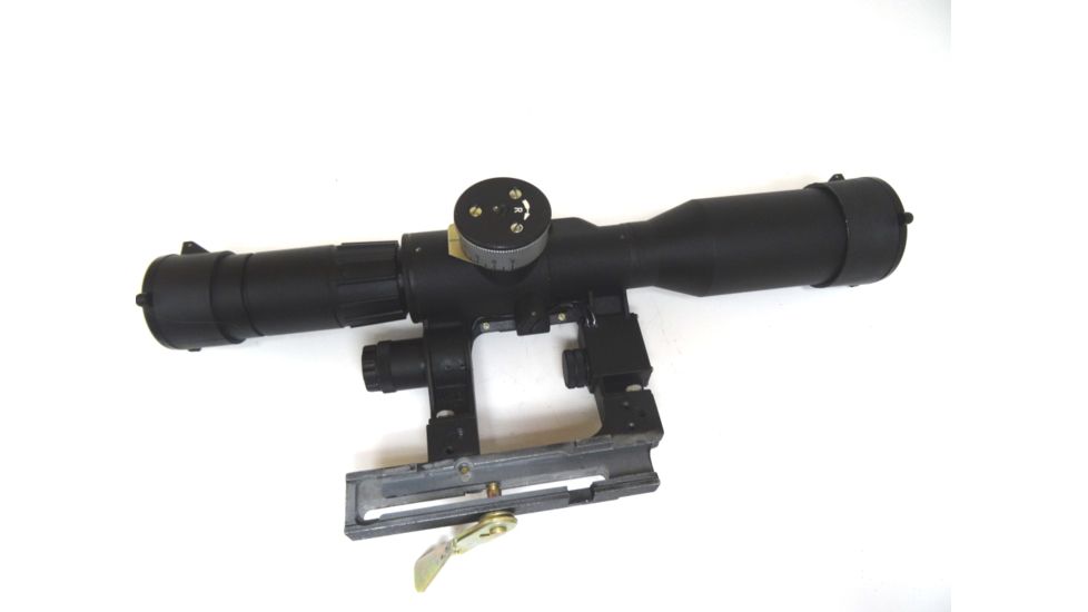 Kalinka Optics POSP 8x42 Rifle Scope, D VariPOSP PRO, Focus, 1000m Rangefinder, AK, Black, GSPOSP842DVPROAK