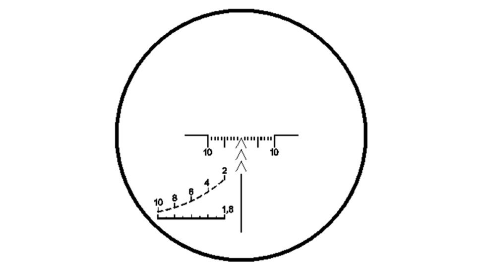 Kalinka Optics POSP 8x42 Rifle Scope, D VariPOSP PRO, Focus, 1000m Rangefinder, AK, Black, GSPOSP842DVPROAK