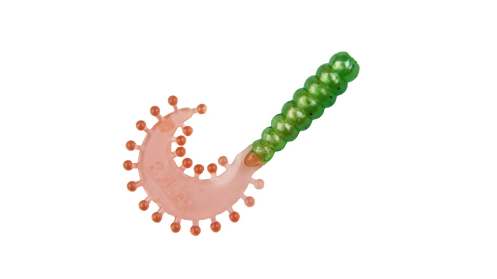 Kalin's Fishing Triple Tickle Grub, 10, 2in, Fire Tiger, 2XT10-808