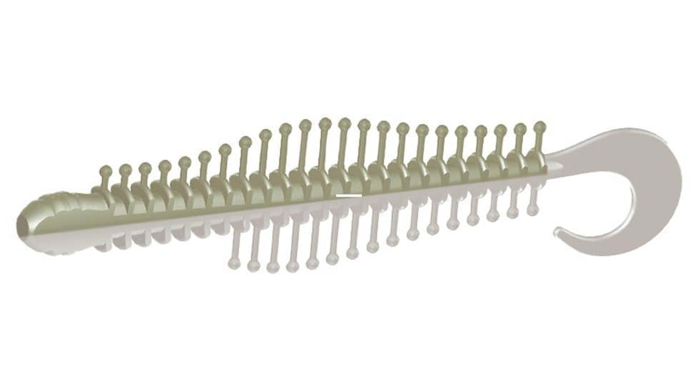 Kalins Fishing 4in Tickle Worm, Ark Shad, 4TW-713