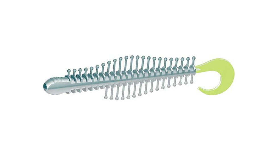 Kalins Fishing 4in Tickle Worm, Tn Shd/Cht Tail, 4TW-811