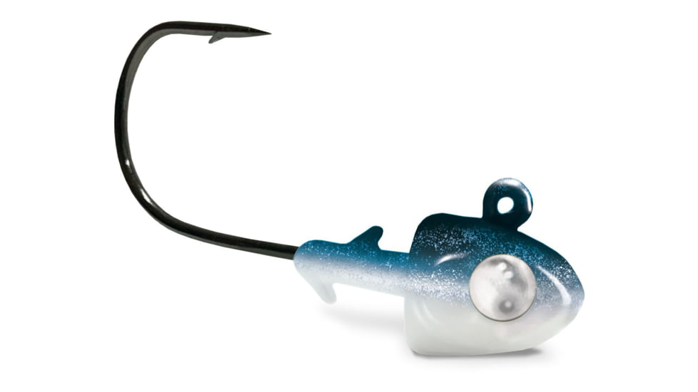 Kalins Fishing Google Eye Swimbait Jig, 2pk, 3/8oz, Blue Pearl Shad, GSJ-38BS