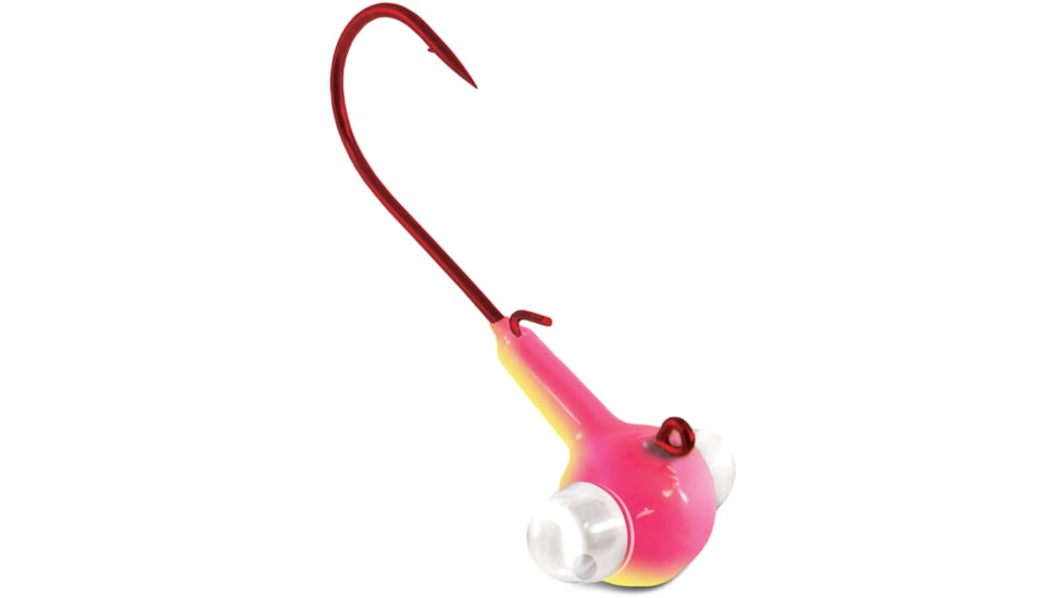 Kalins Fishing Kalin Google Eye Jig, 1/8oz, Clown, GE18-CLN