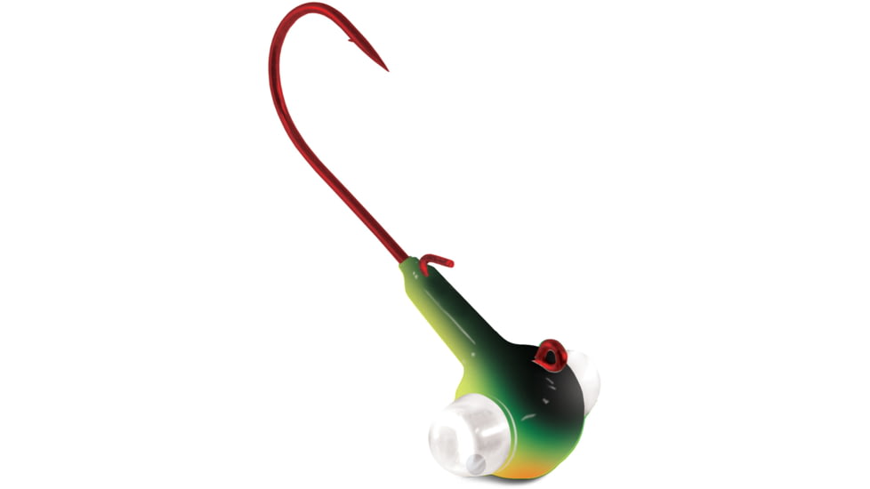 Kalins Fishing Kalin Google Eye Jig, 1/8oz, Firetiger, GE18-FT