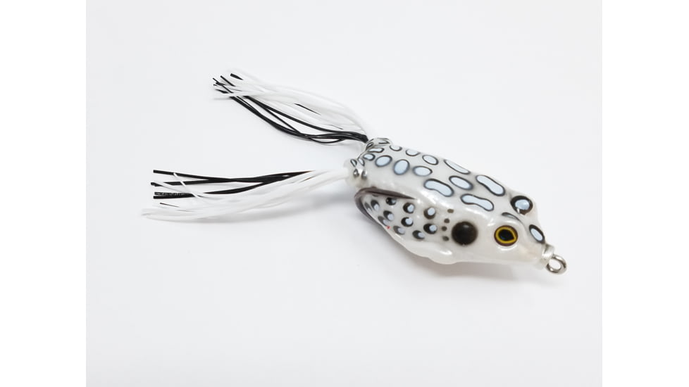 Kalin's Fishing Kalin K Frog Topwater Soft Bait, 10, 2in, Dalmatian, KF-DM