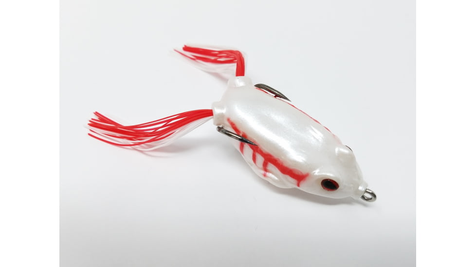 Kalin's Fishing Kalin K Frog Topwater Soft Bait, 10, 2in, Ghost, KF-GH