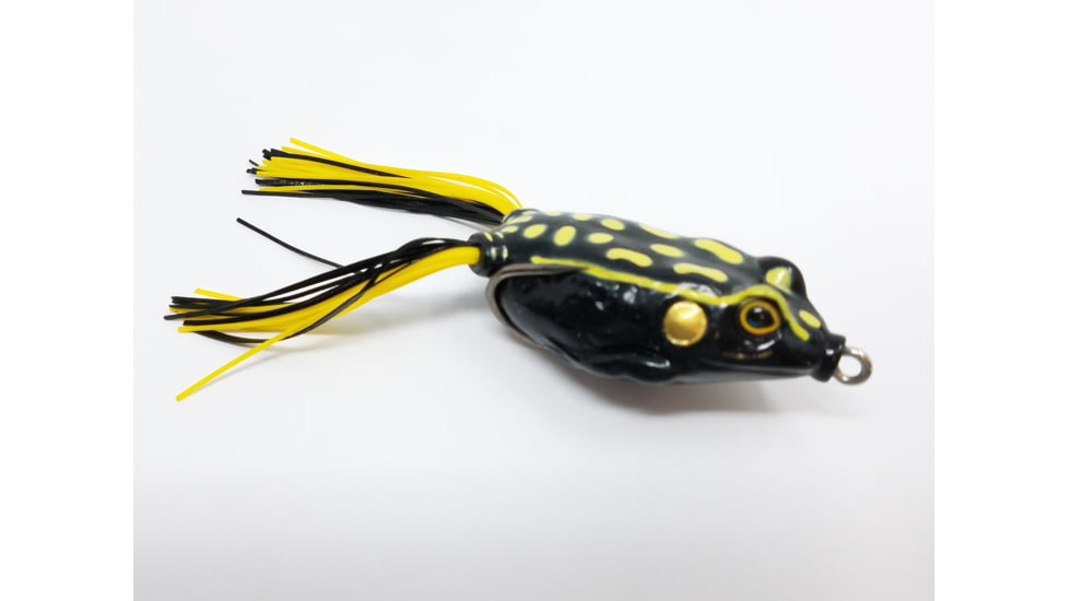 Kalin's Fishing Kalin K Frog Topwater Soft Bait, 10, 2in, Night Life, KF-NL