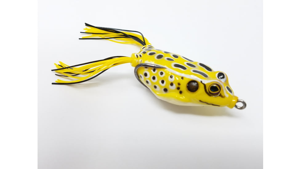 Kalin's Fishing Kalin K Frog Topwater Soft Bait, 10, 2in, Sunny, KF-SY