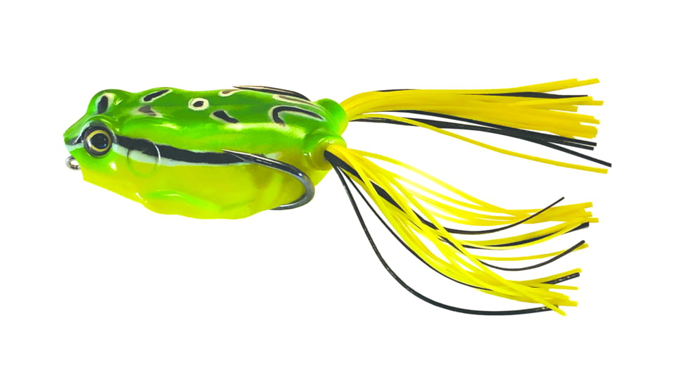 Kalin's Fishing Kalin K Poppin' Frog Creature Bait, 6, 2in, Bull Hog, KP55-BH