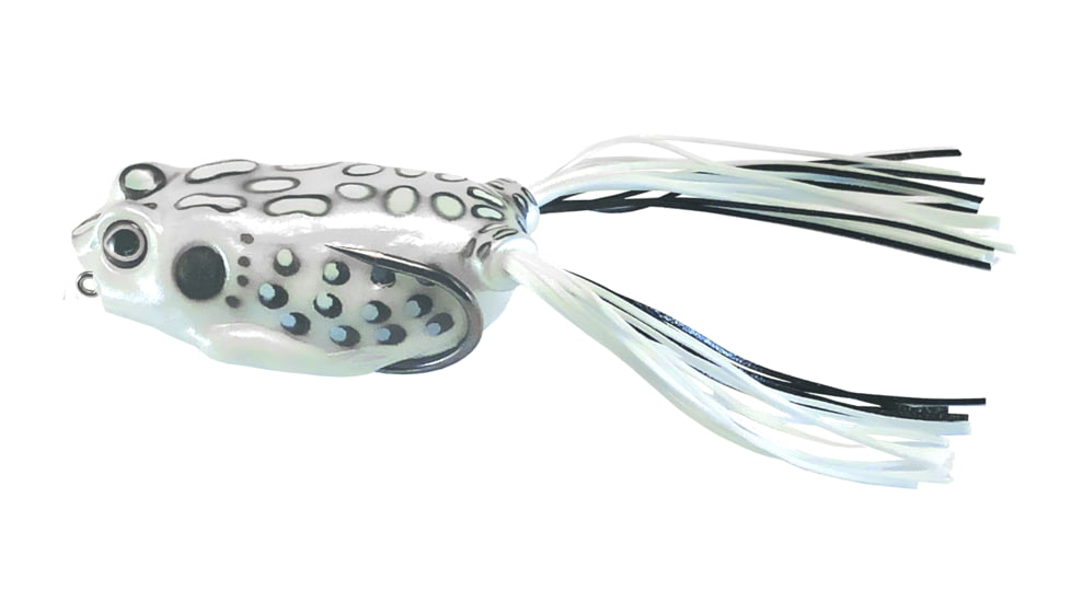 Kalin's Fishing Kalin K Poppin' Frog Topwater, 10, 2in, Dalmatian, KP55-DM