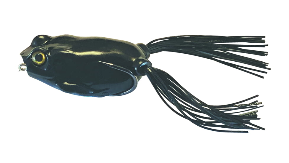 Kalin's Fishing Kalin K Poppin' Frog Topwater, 10, 2in, Grim Reaper, KP55-GR