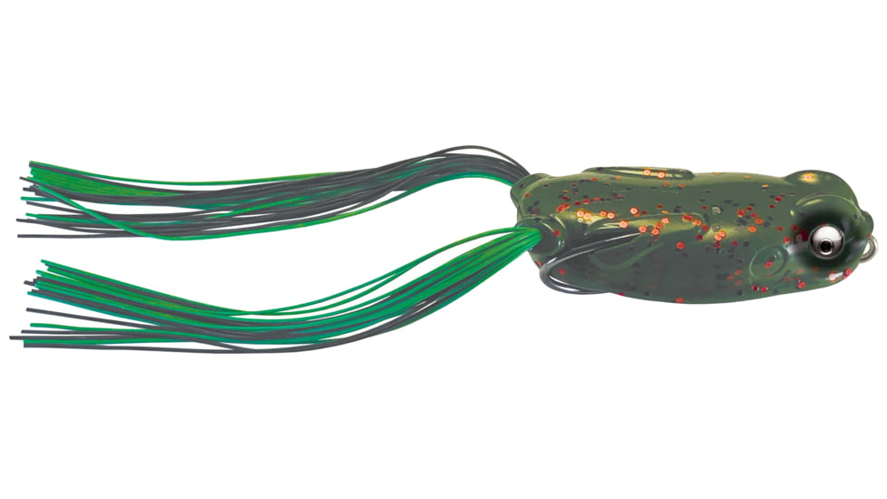 Kalin's Fishing Kalin Poppin' Rattlin' Google Eye Lily Stalker Soft Bait, 8, 2.5in, Party Time, PGF65-PT