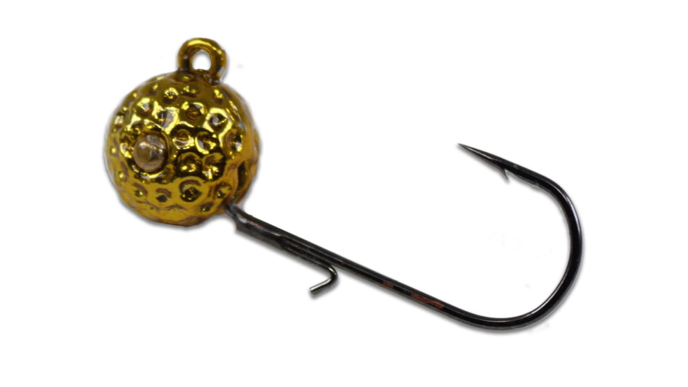 Kalins Fishing Kalin Sling Blade Jig, Hammered Gold, 1/16oz, SB116-HG