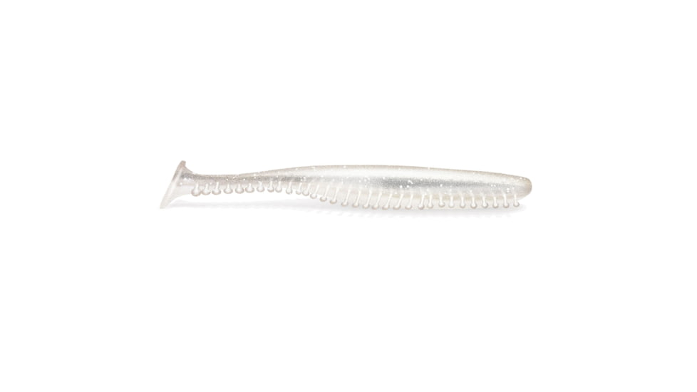 Kalins Fishing Kalin Tickle Tail SwimBait, 4.8in, Silver Ghost, 8 Pack, 48TT8-006