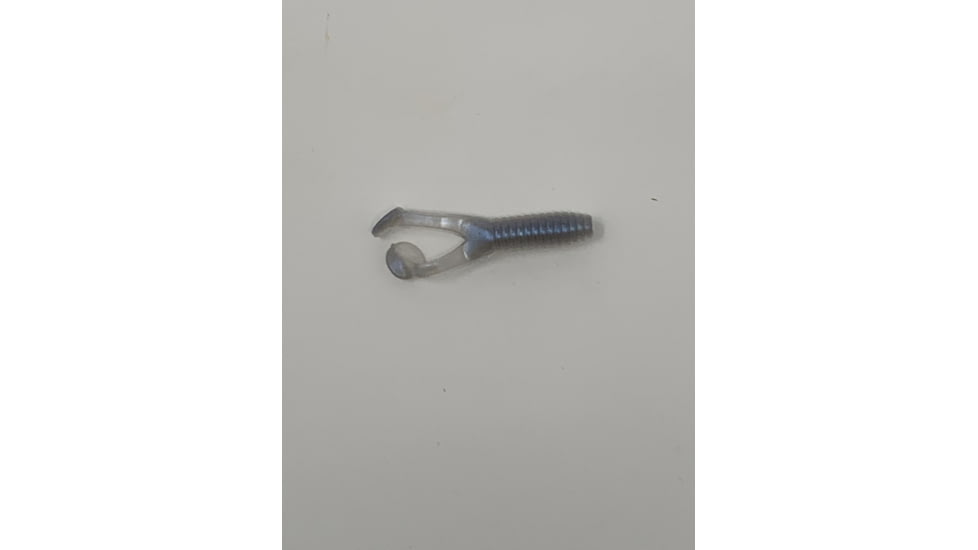 Kalin's Fishing Kalin Triple Threat Crappie Scrub TwinTail Shad, 4, 1.75in, Albino Shad, TSC10-885