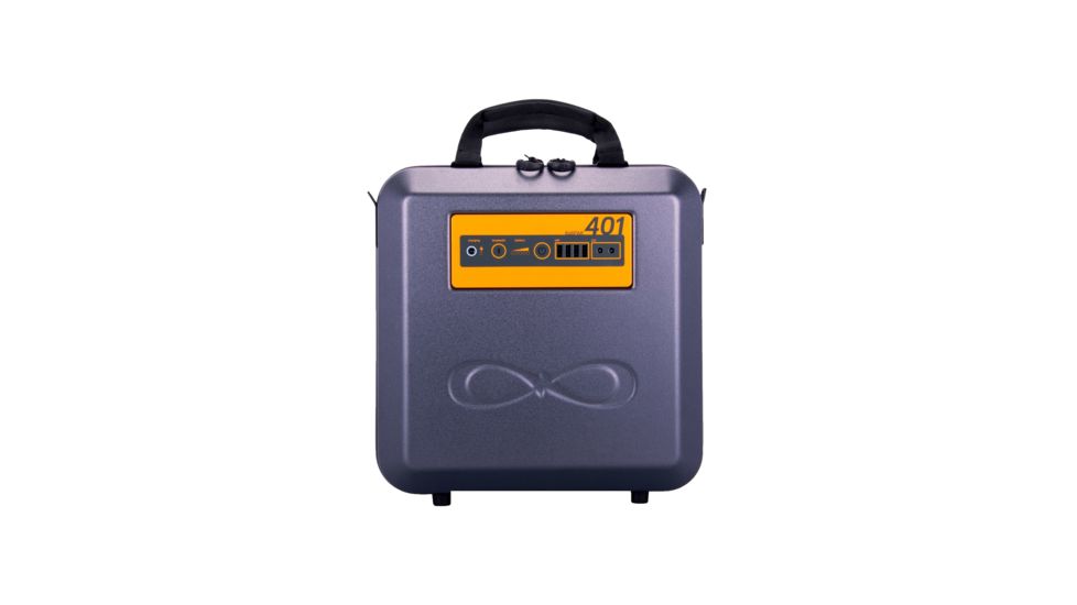 Kalisaya 384-Watt Hour Portable Solar Generator Kit, Grey, Large KP401