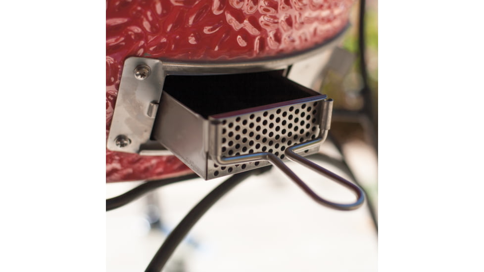 Kamado Joe Big Joe II 24 inch Charcoal Grill, Ceramic, Red, Large, BJ24RHC