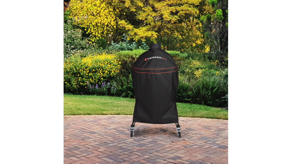 Kamado Joe Classic Joe Charcoal Grill Cover, Black, Medium, KJ-GC23BWFS