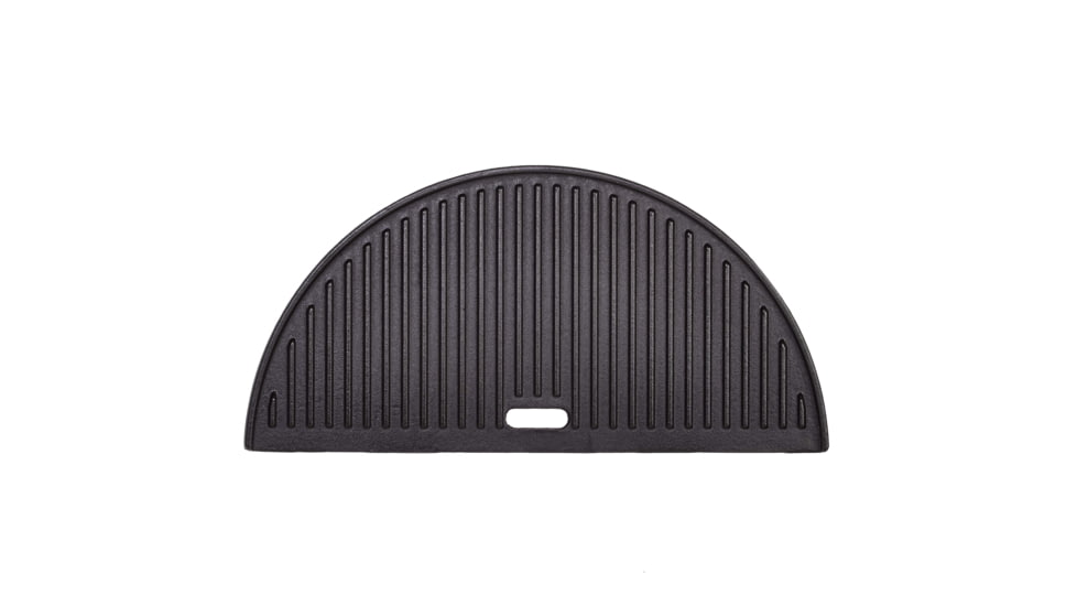 Kamado Joe Classic Joe Half Moon Cast Iron Reversible Griddle, Black, Medium, KJ-HCIGRIDDLE