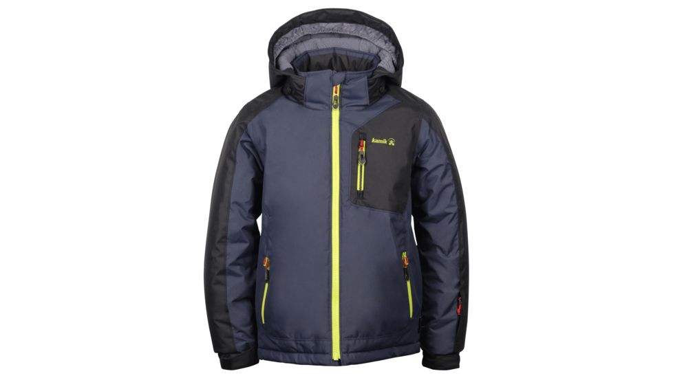 Kamik Hudson - Boys, Charcoal Black, 12, V66871-CBA-12YR-B