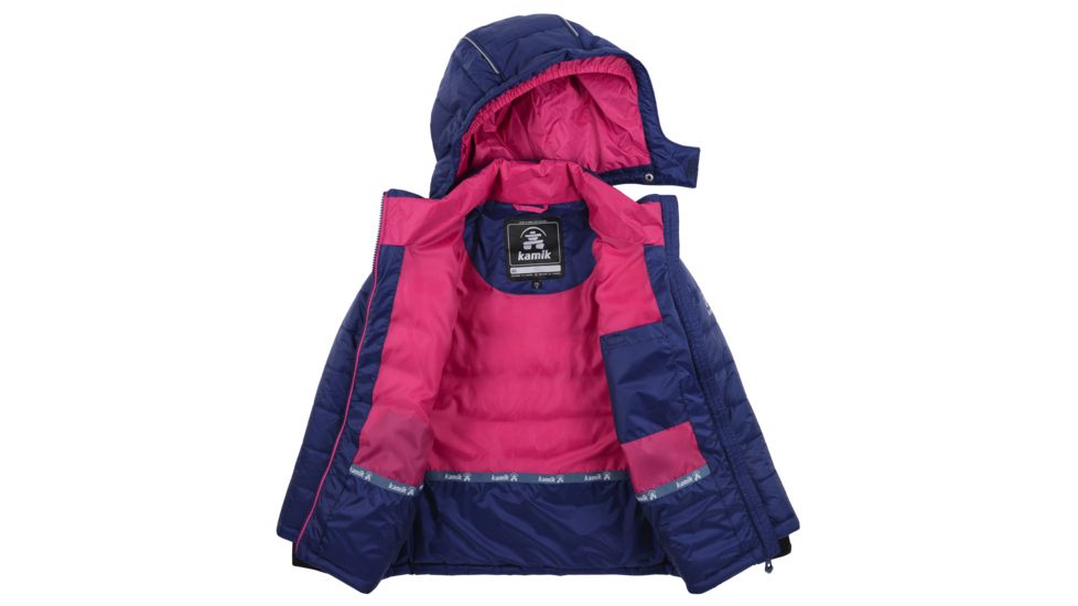 Kamik Leona 2 Mini Ripstop Jacket- Girls, Navy, 10, V66876-NVY-10YR-G