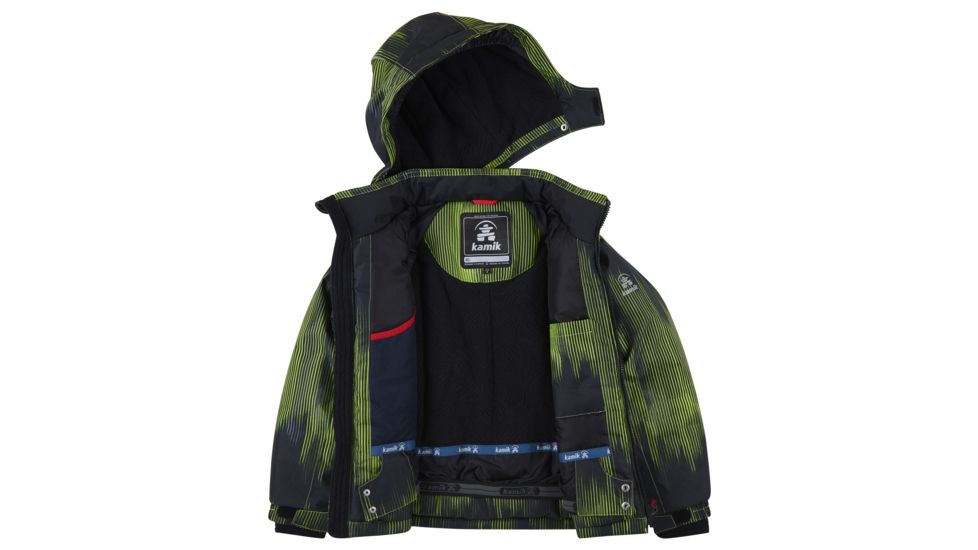 Kamik Rusty - Bamboom - Boys, Leaf Black, 7, V66866-LB1-7YR-B